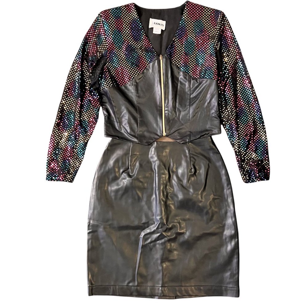 ❌ SOLD ❌✨80’s Vintage BANJO Sequin Skirt Set ✨
